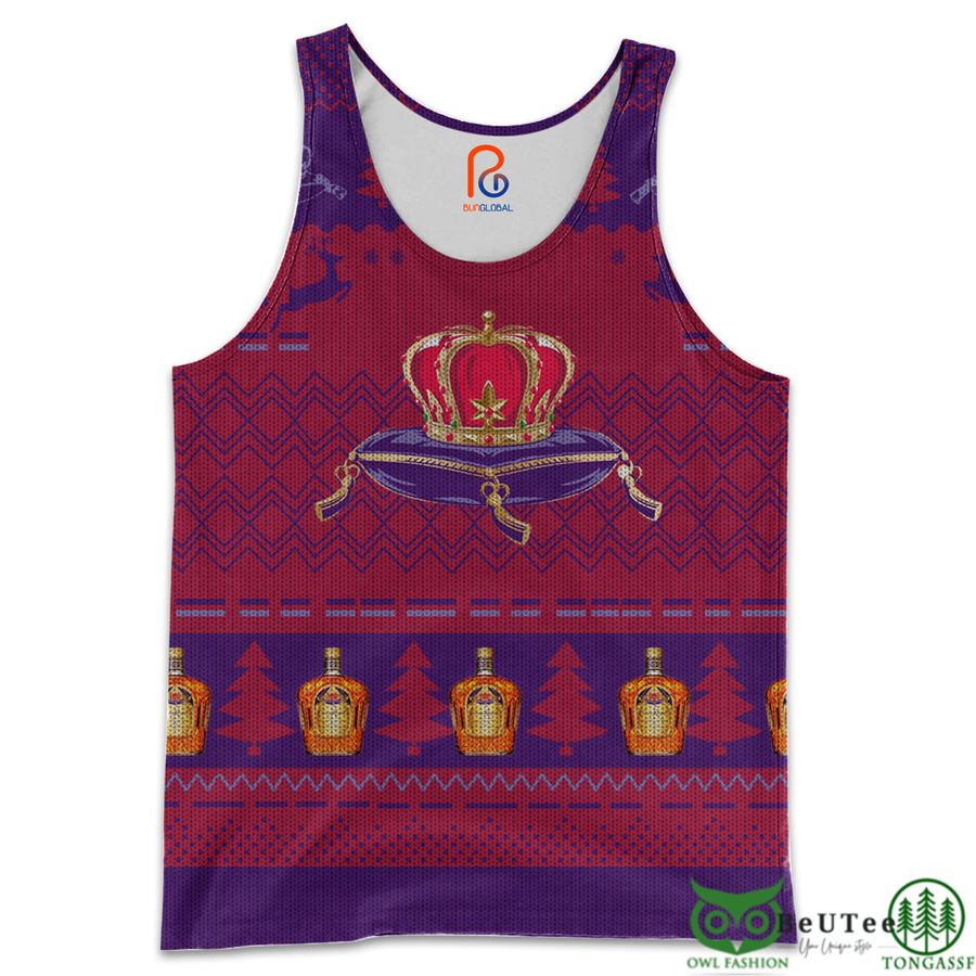 50 Crown Royal Ugly Pattern 3D Hoodie Tshirt Sweatshirt
