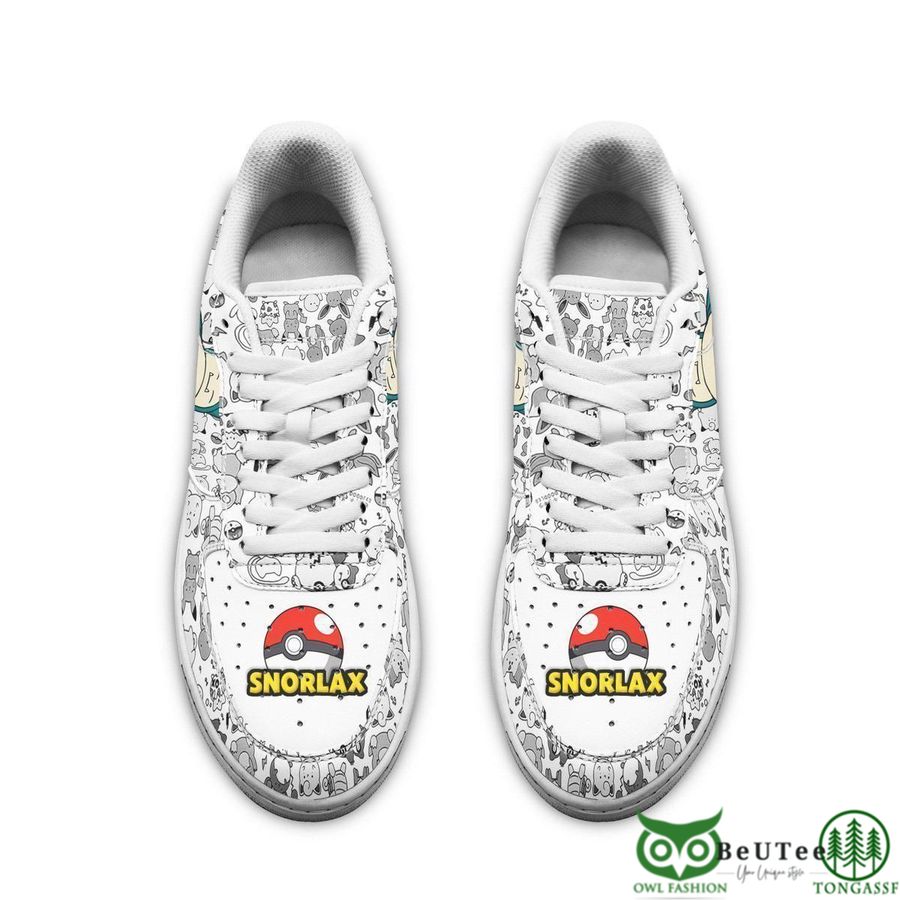 63 Snorlax Air Sneakers Pokemon NAF Shoes Fan Gift