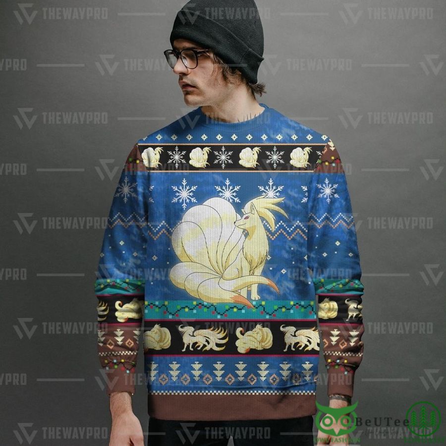 119 Ninetales Custom Imitation Knitted Sweatshirt