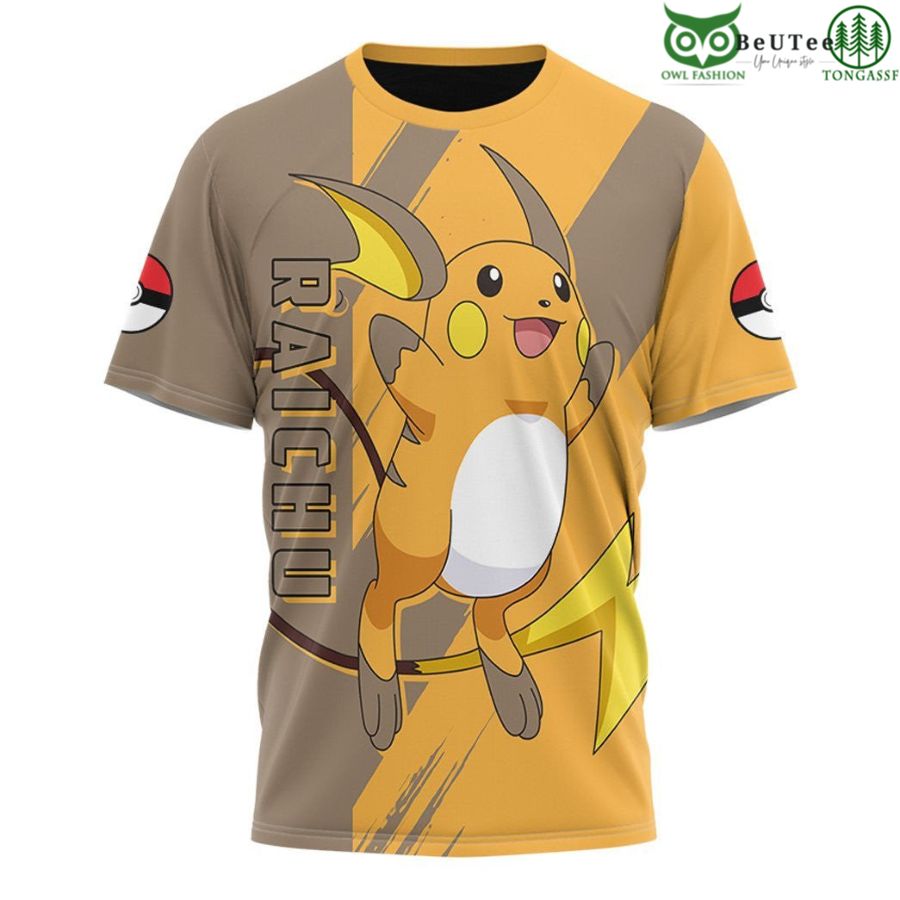 22 Raichu T Shirt Apparel Pokemon