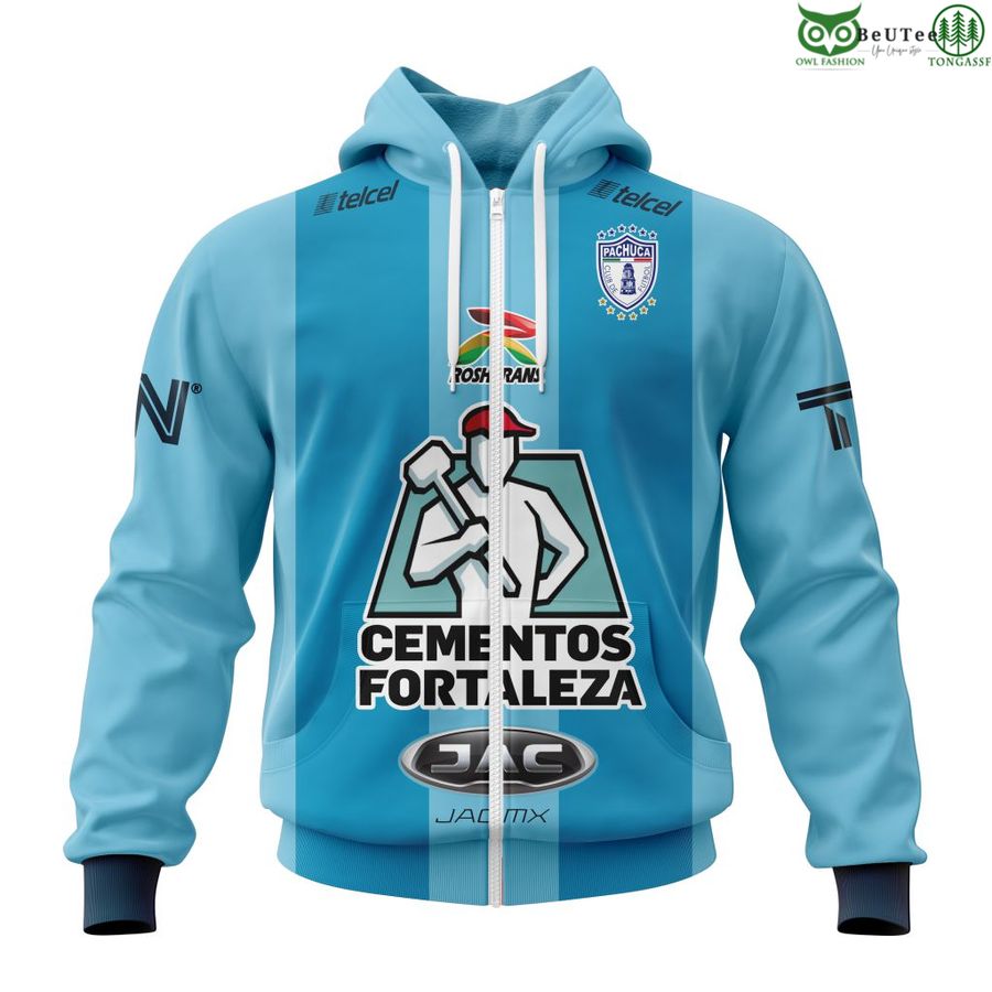 61 LIGA MX C.F. Pachuca Away Kits 3D Hoodie T shirt