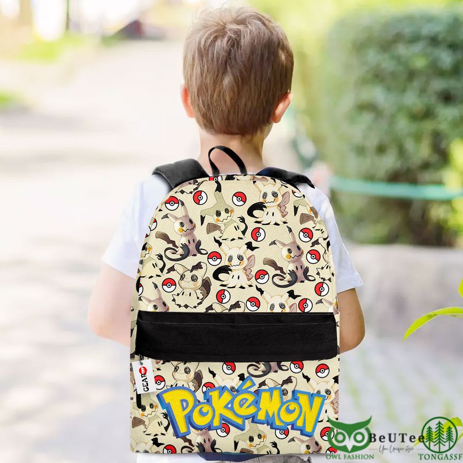67 Mimikyu Backpack Custom Pokemon Anime Bag Gifts Ideas for Otaku