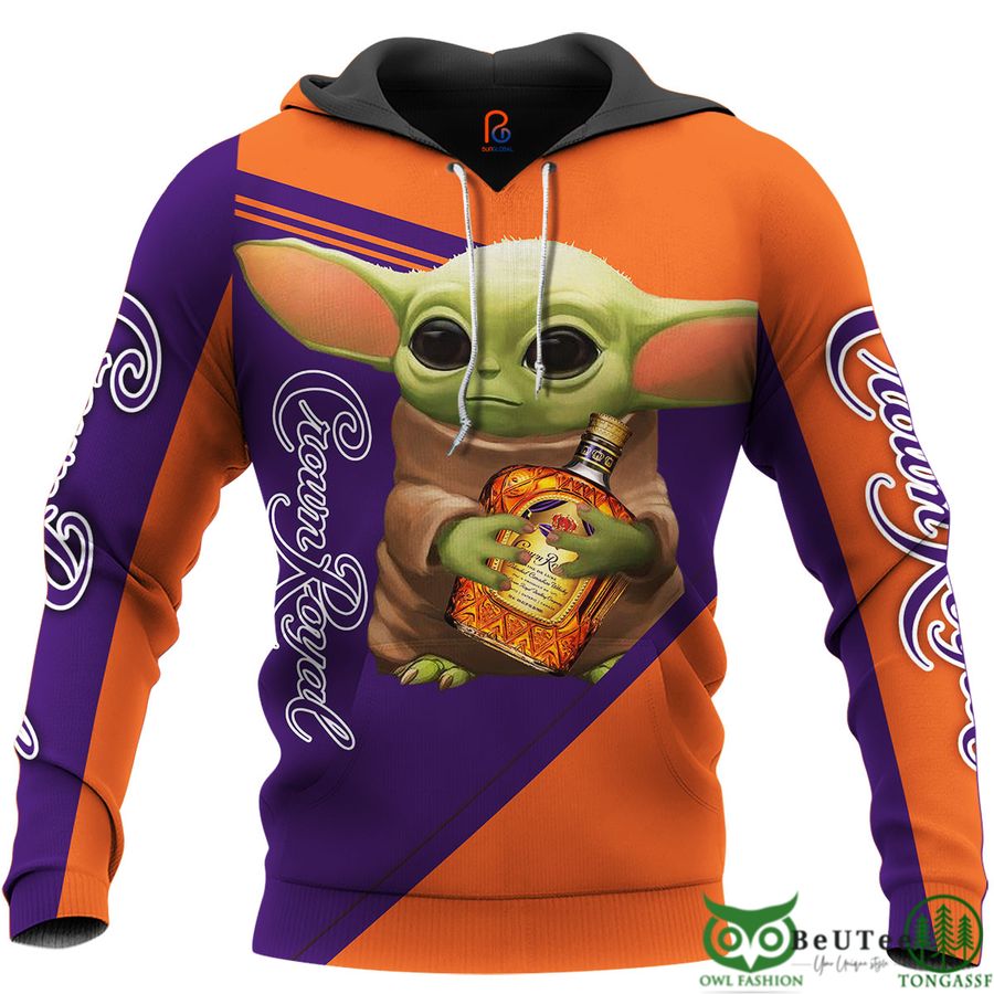 199 Jedi Master Hug Crown Royal 3D Hoodie Tshirt Sweatshirt
