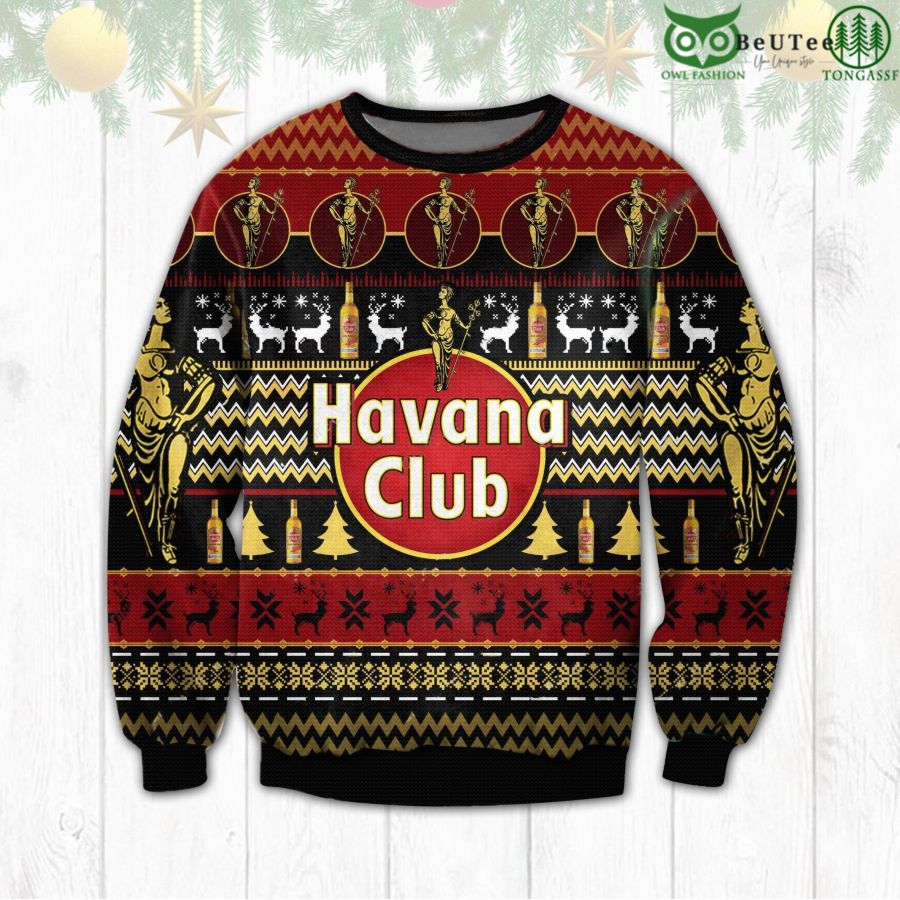 53 Havana Club Ugly Sweater Beer Drinking Christmas Limited