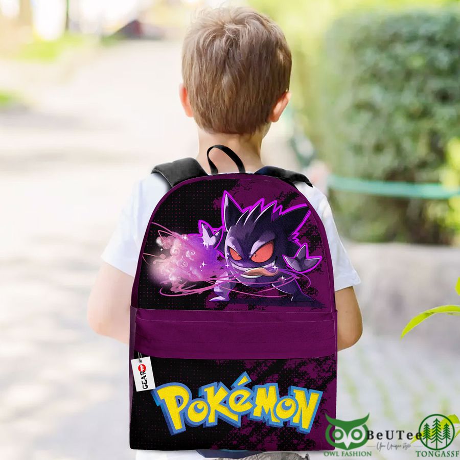 40 Gengar Backpack Custom Anime Pokemon Bag Gifts for Otaku