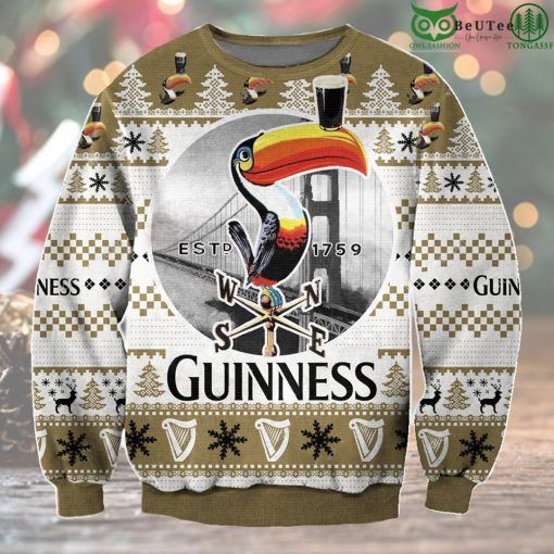 61 Guinness Ugly Sweater Beer Drinking Christmas Limited