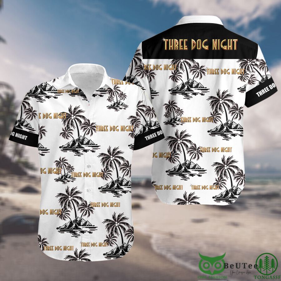 Three Dog Night Palm Tree Hawaiian shirt Rock