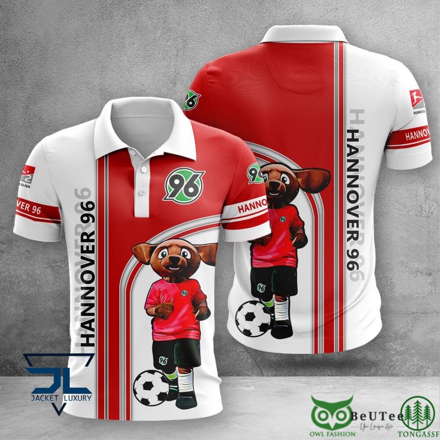 Hannover 96 Bundesliga 3D Printed Polo T-shirt