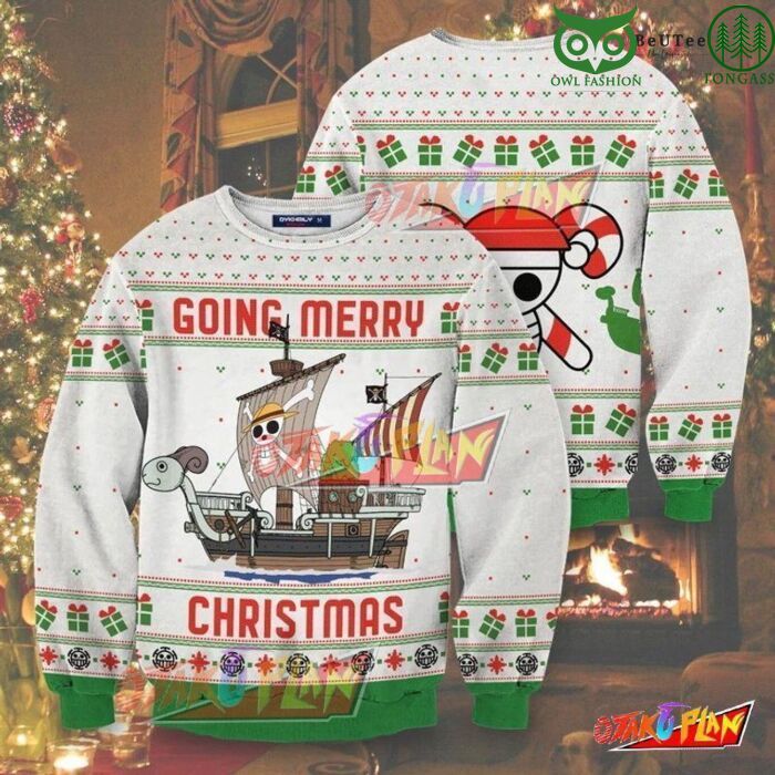 One Piece Sunny 3D Print Ugly Christmas Sweater