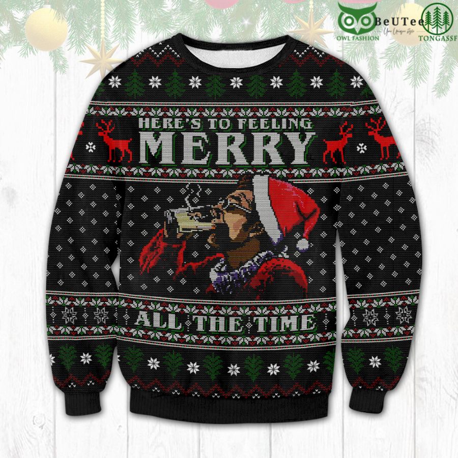 Seinfield Ugly Sweater Beer Drinking Christmas Limited