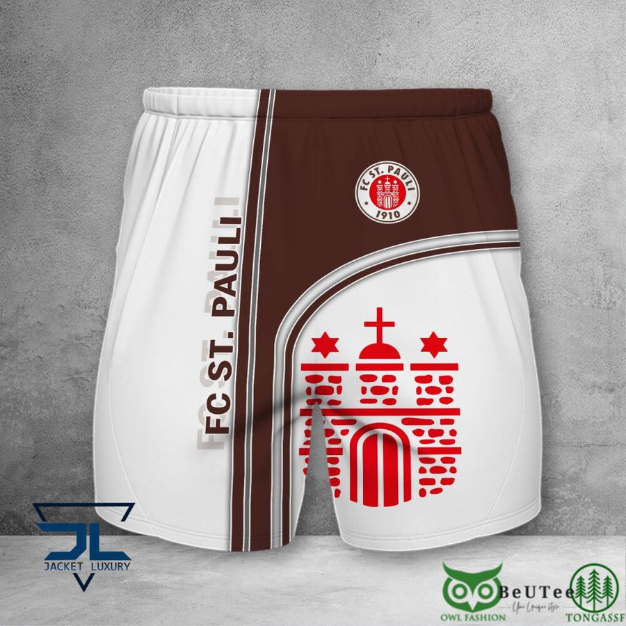 66 FC St. Pauli Bundesliga 3D Printed Polo T shirt