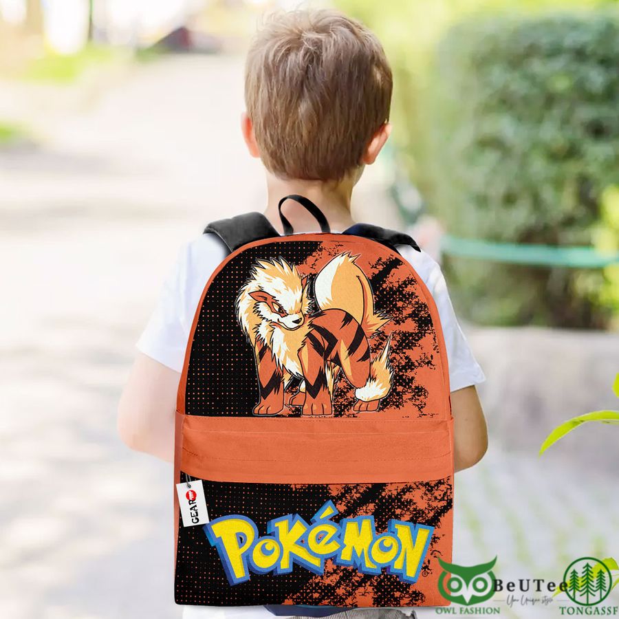 28 Arcanine Backpack Custom Anime Pokemon Bag Gifts for Otaku