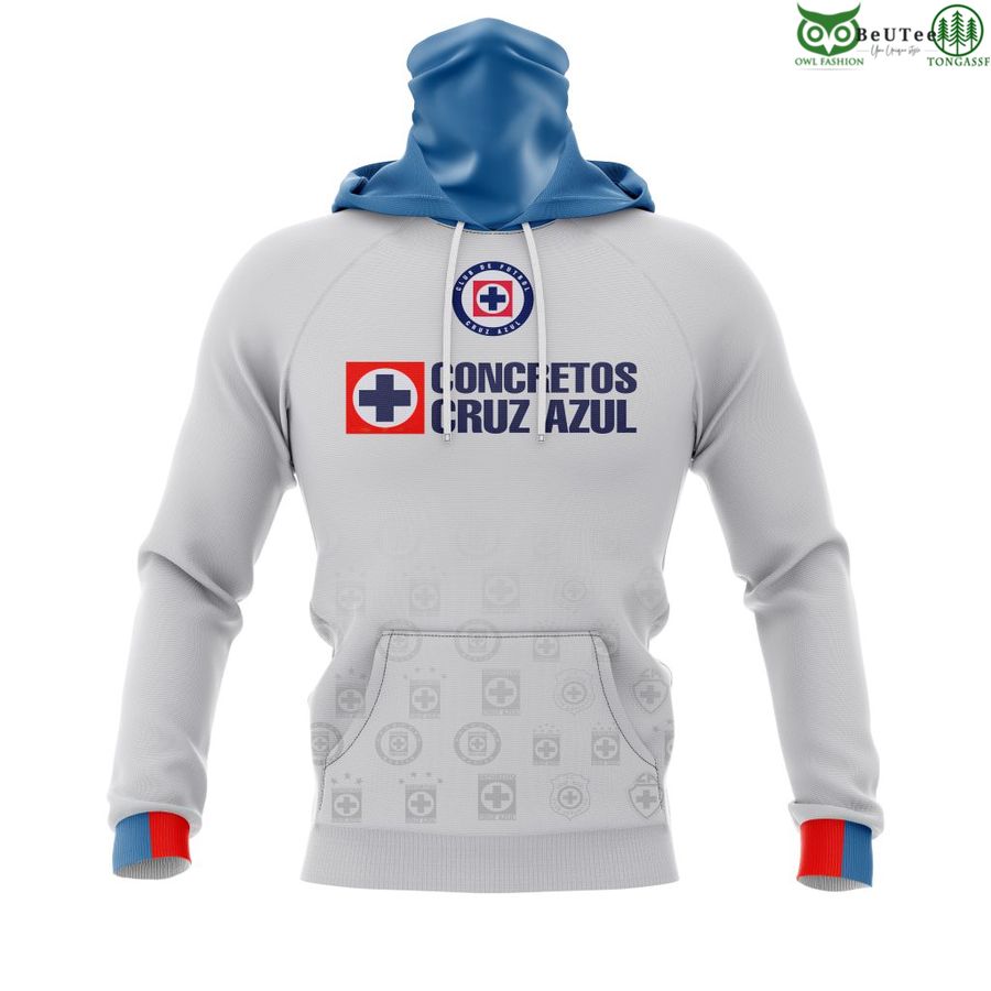 208 LIGA MX CRUZ AZUL Away Kits 3D Hoodie T shirt