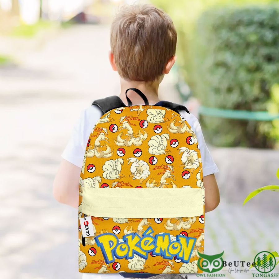 85 Ninetales Backpack Custom Pokemon Anime Bag Gifts Ideas for Otaku