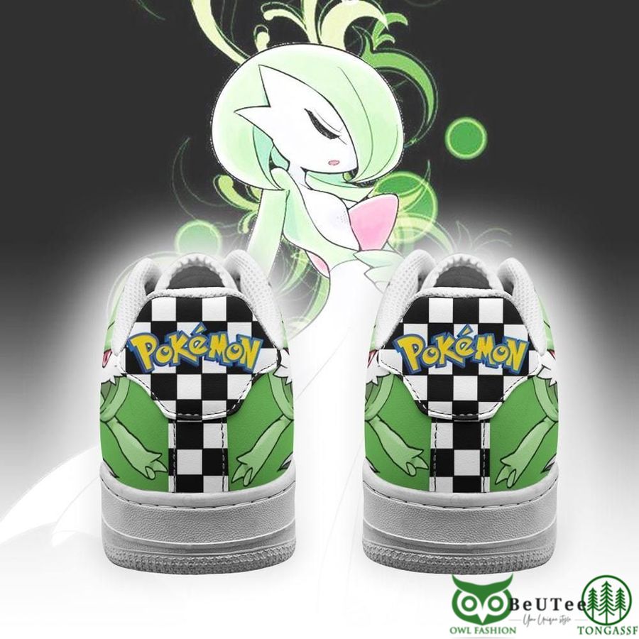85 Poke Gardevoir Air Sneakers Checkerboard Pokemon NAF Shoes