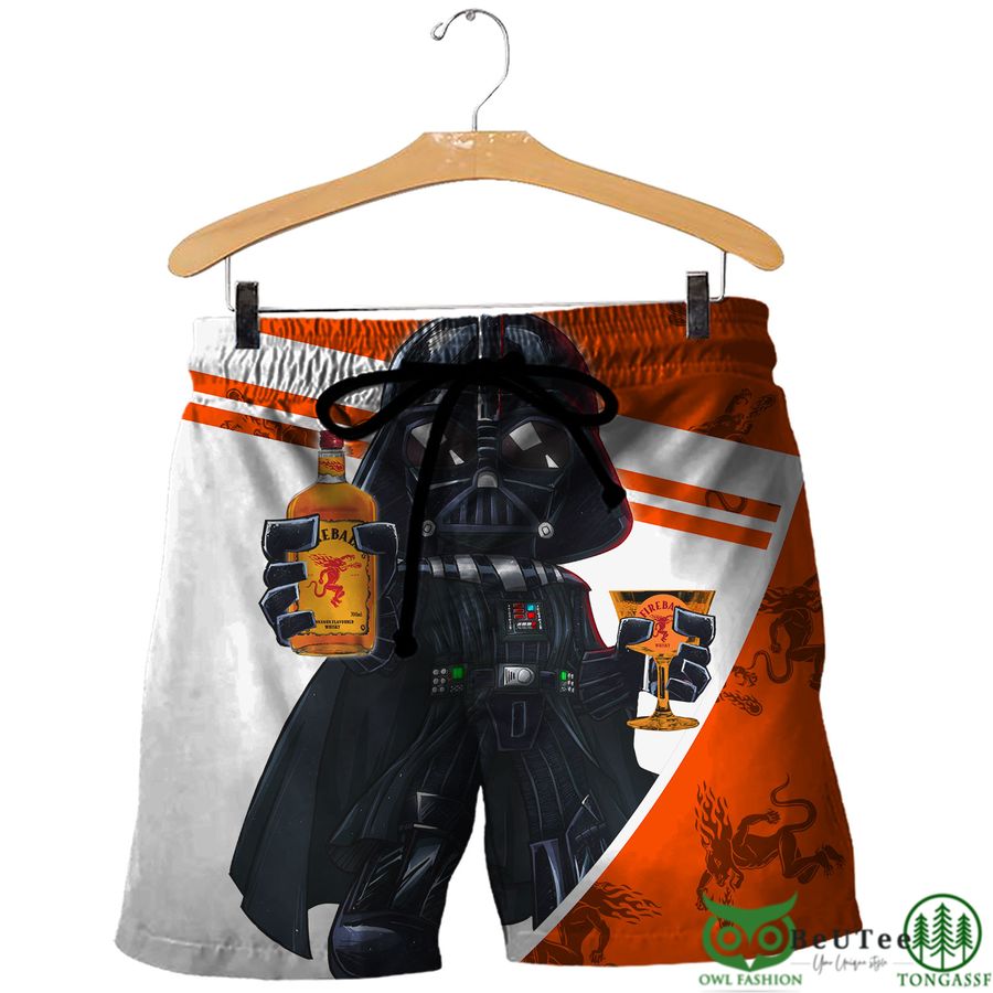 57 Darth Vader loves Fireball 3D Hoodie Tshirt Sweatshirt