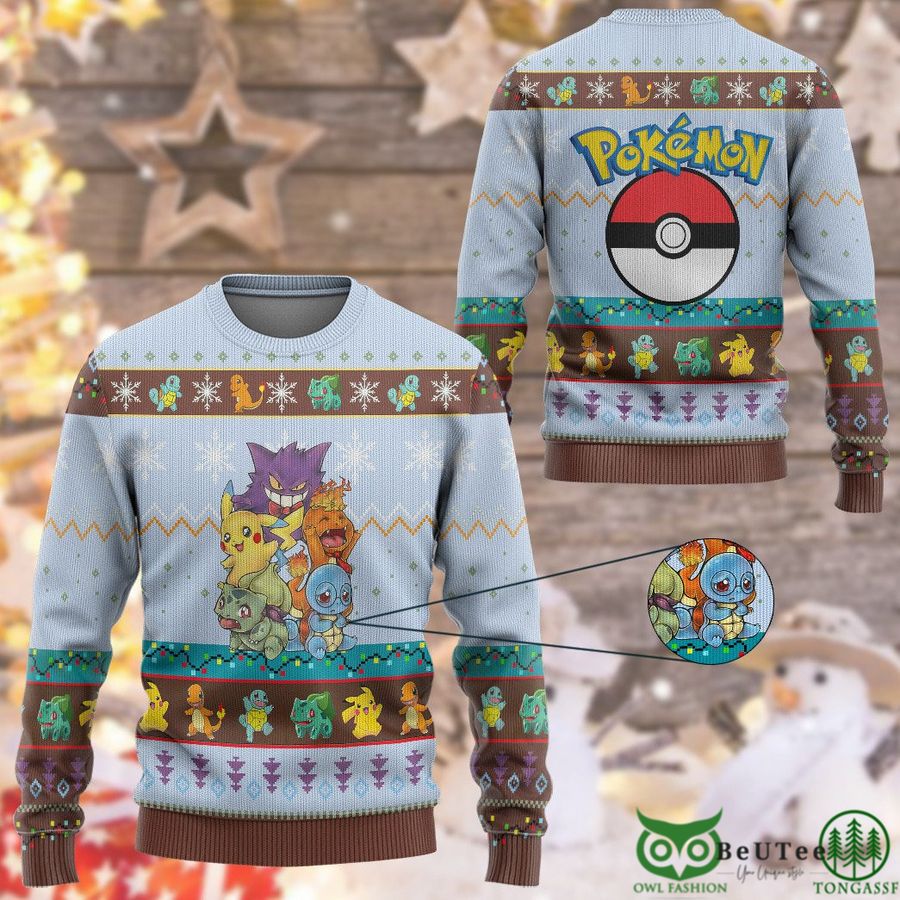 55 Pokemotion Custom Imitation Knitted Sweatshirt