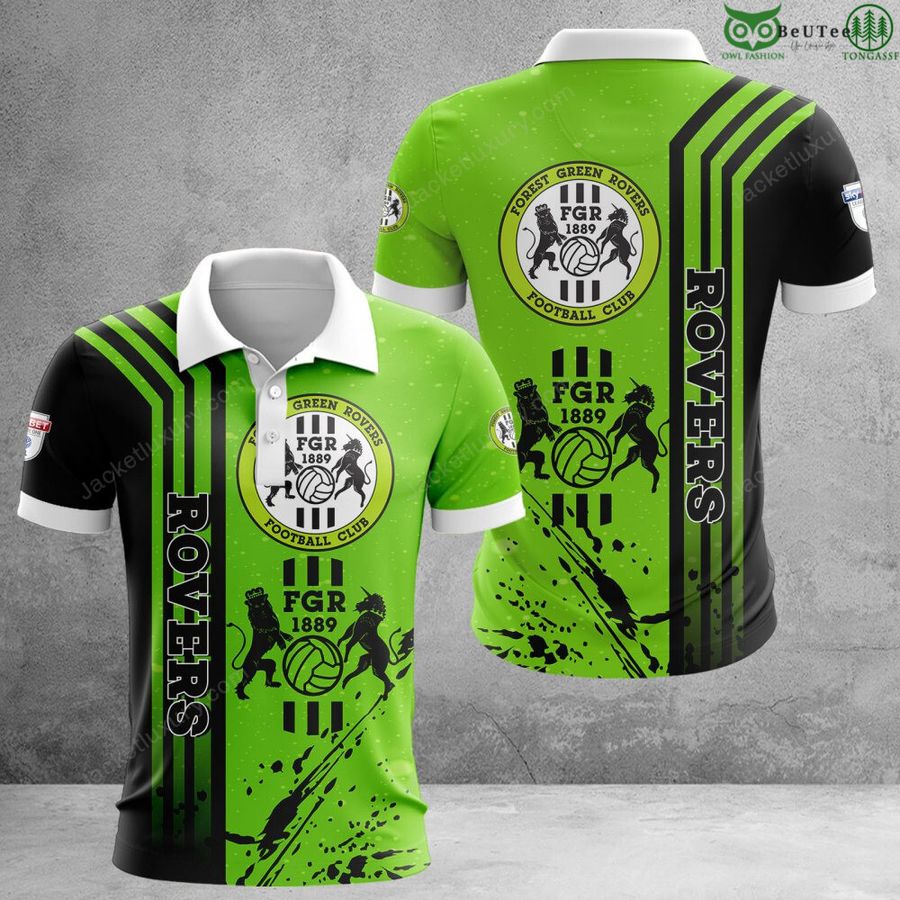 321 Forest Green Rovers EPL Football 3D Polo T Shirt Hoodie