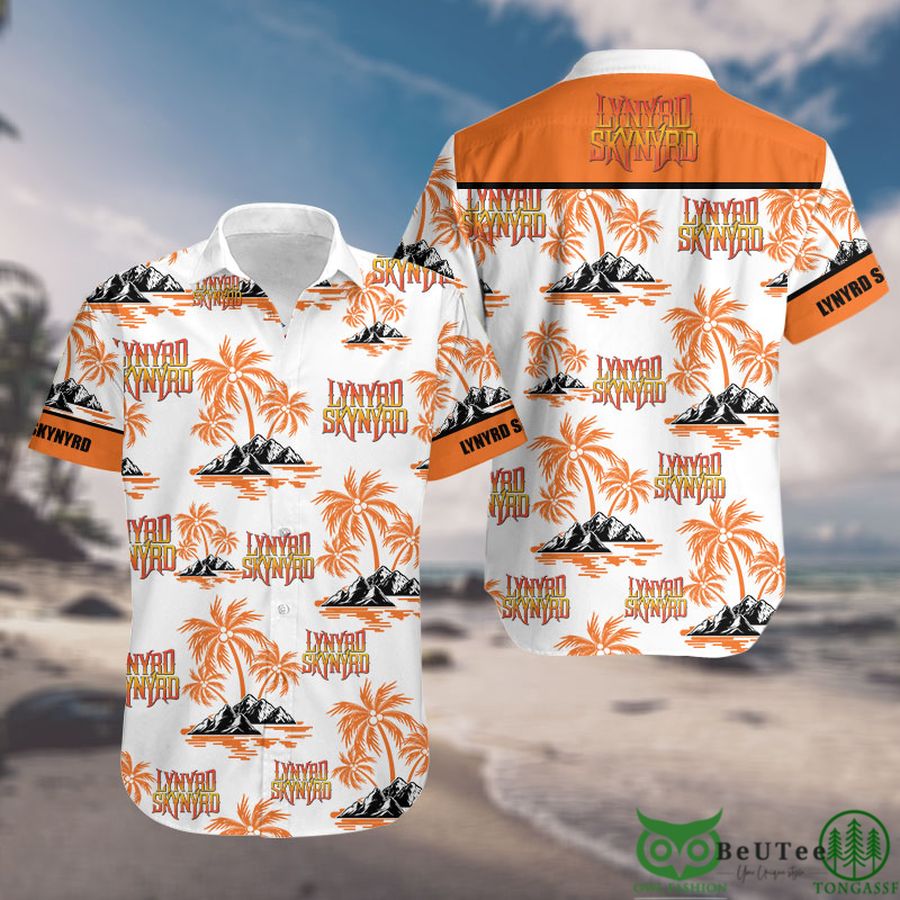 54 Lynyrd Skynyrd Palm Tree Hawaiian shirt Rock