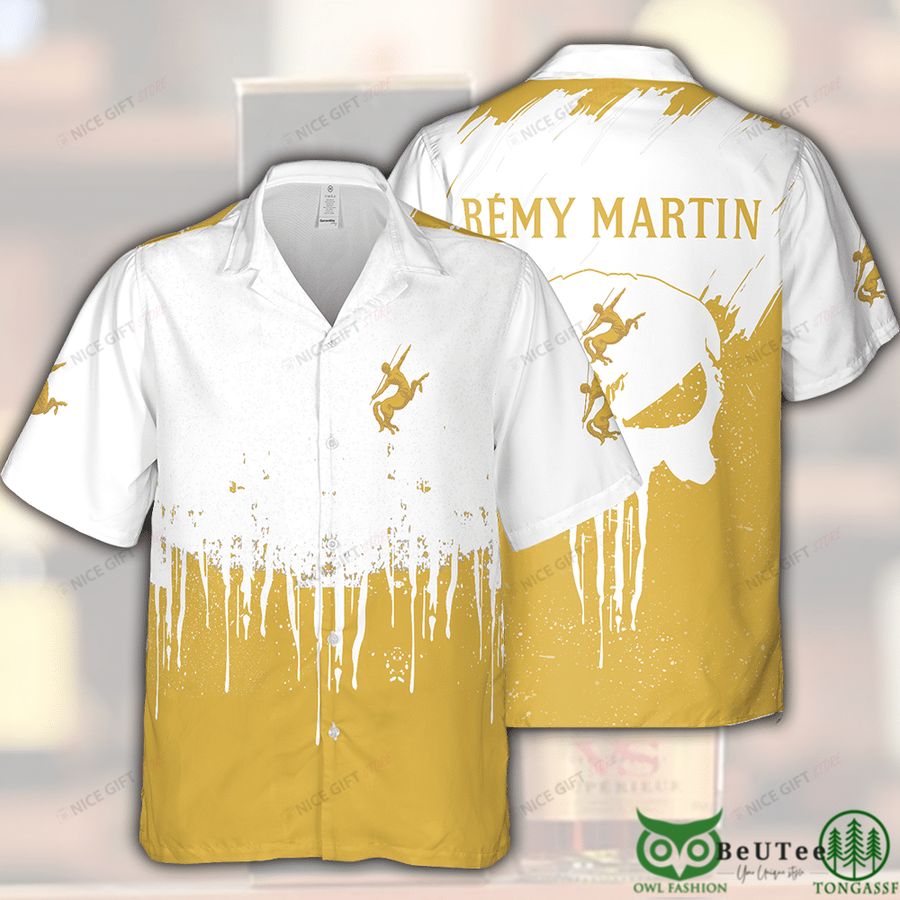 34 Remy Martin Color Drop Yellow Hawaii 3D Shirt
