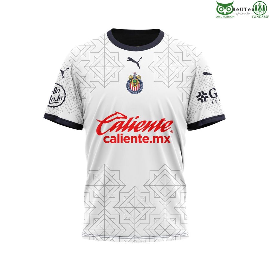 85 LIGA MX Chivas Guadalajara Away Kits 3D Hoodie T shirt