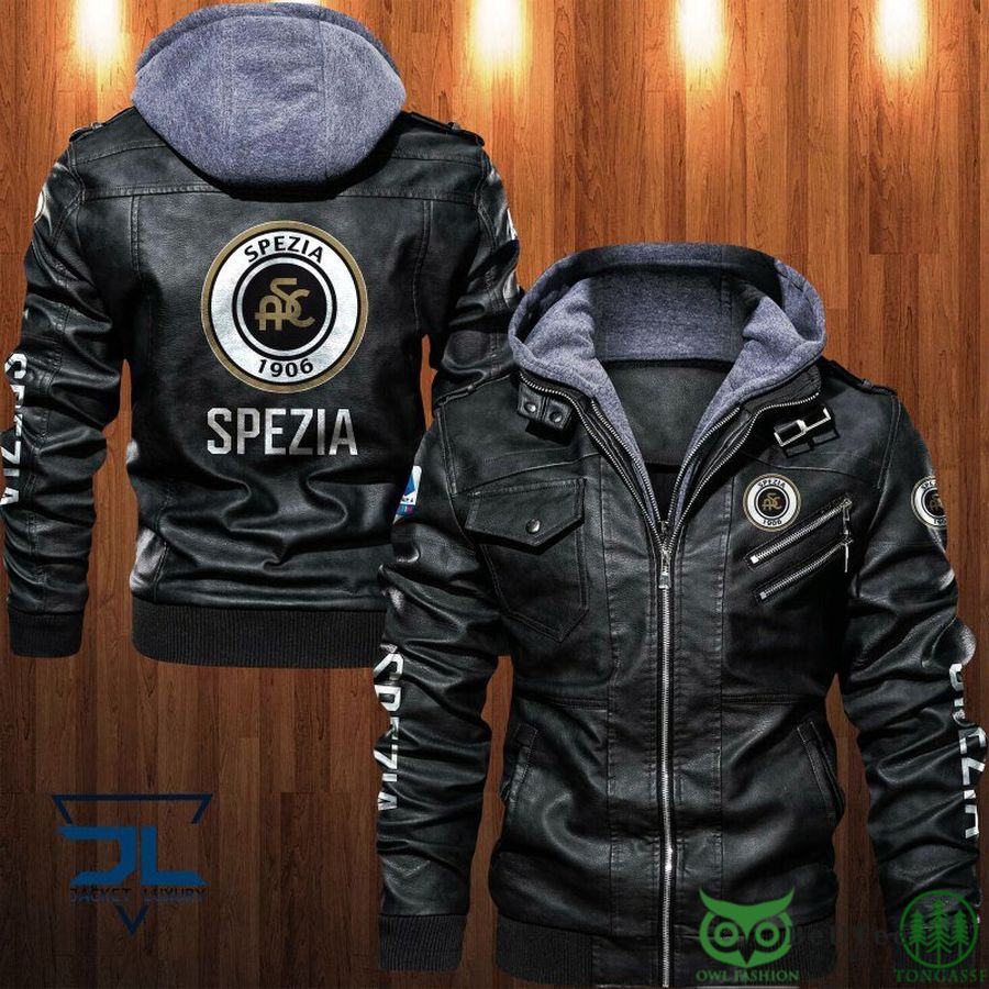 4 Lega Serie A Spezia Calcio 2D Leather Jacket