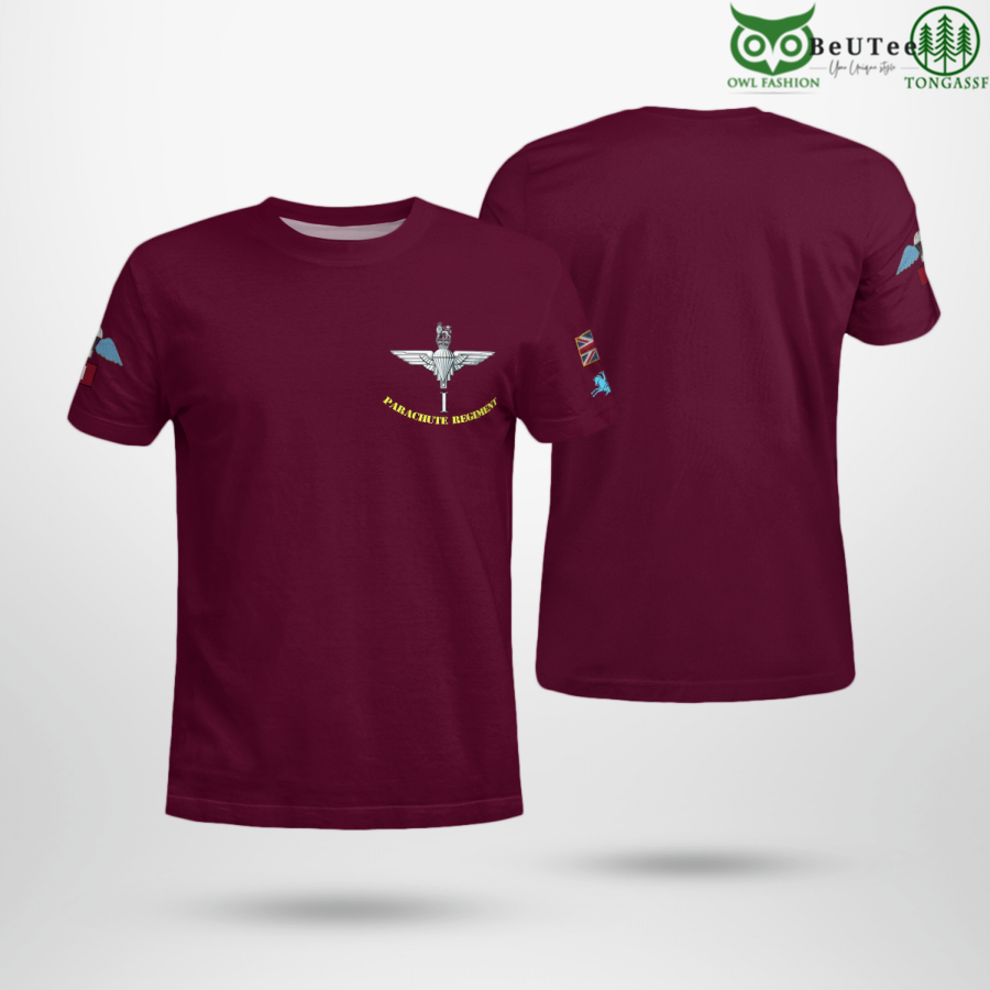 British Army PARA First Battalion Parachute Regiment AOP T shirt