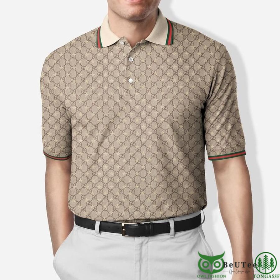 Limited Gucci Basic Monogram with Logo POLO SHIRT