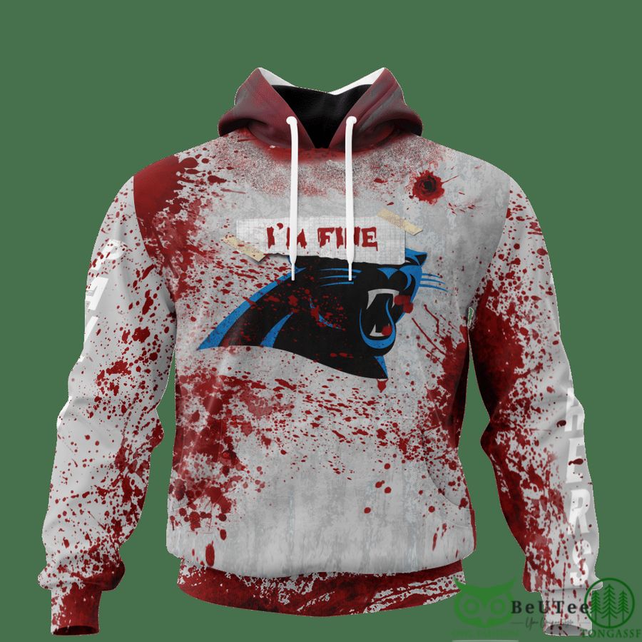 Panthers Halloween Blood 3D hooodie Sweatshirt LIMITED