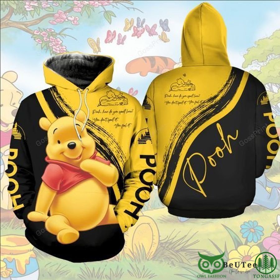 Limited Edition Pooh Black and Yellow HOODIE 