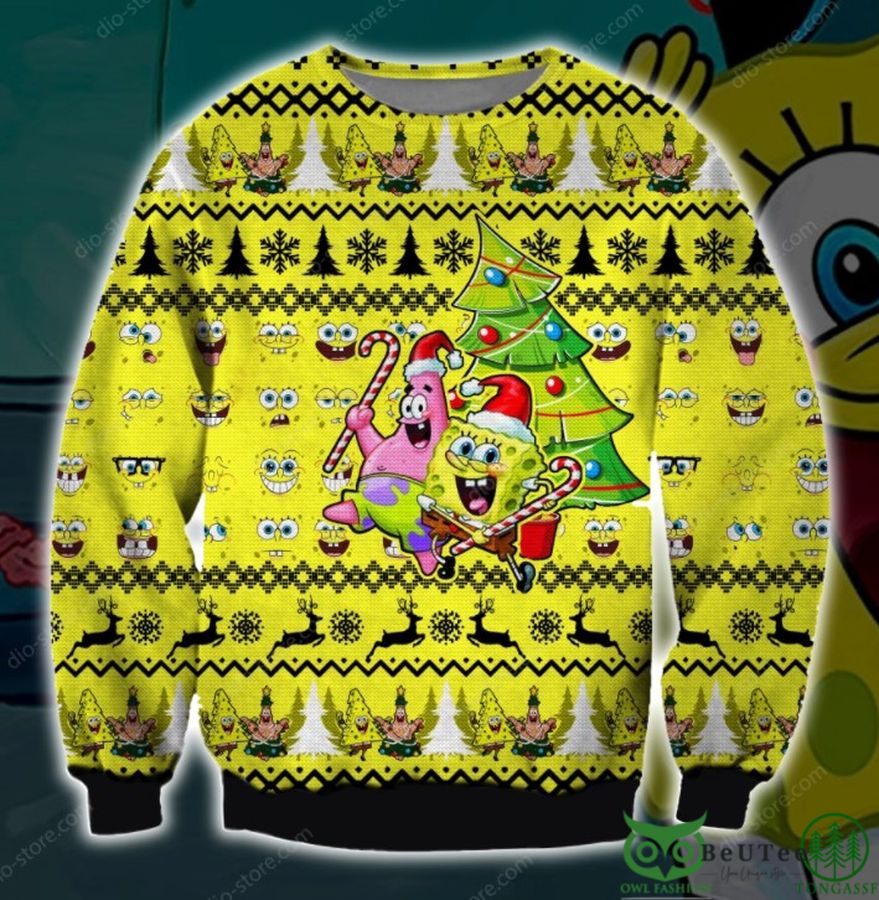 Spongebob 3D Christmas Ugly Sweater
