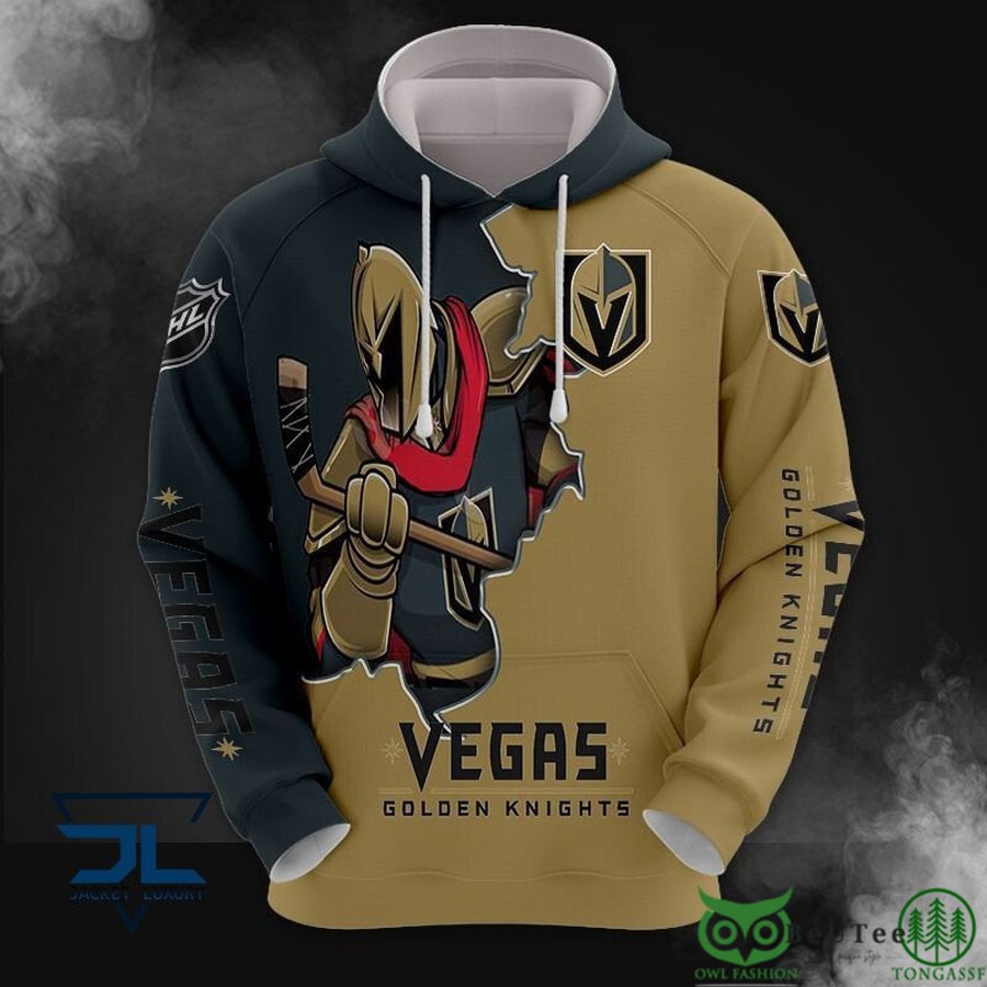 Vegas Golden Knights NHL Mascot 3D Printed Hoodie Sweatshirt Tshirt