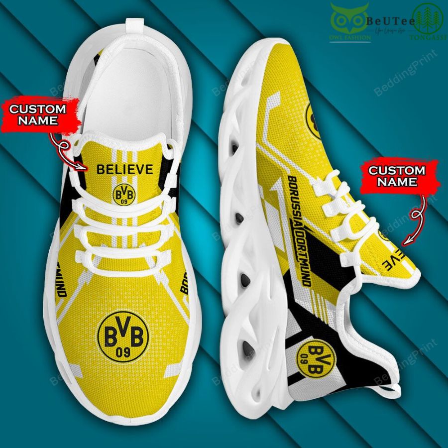 Bundesliga Borussia Dortmund Personalized Custom Name Max Soul Shoes