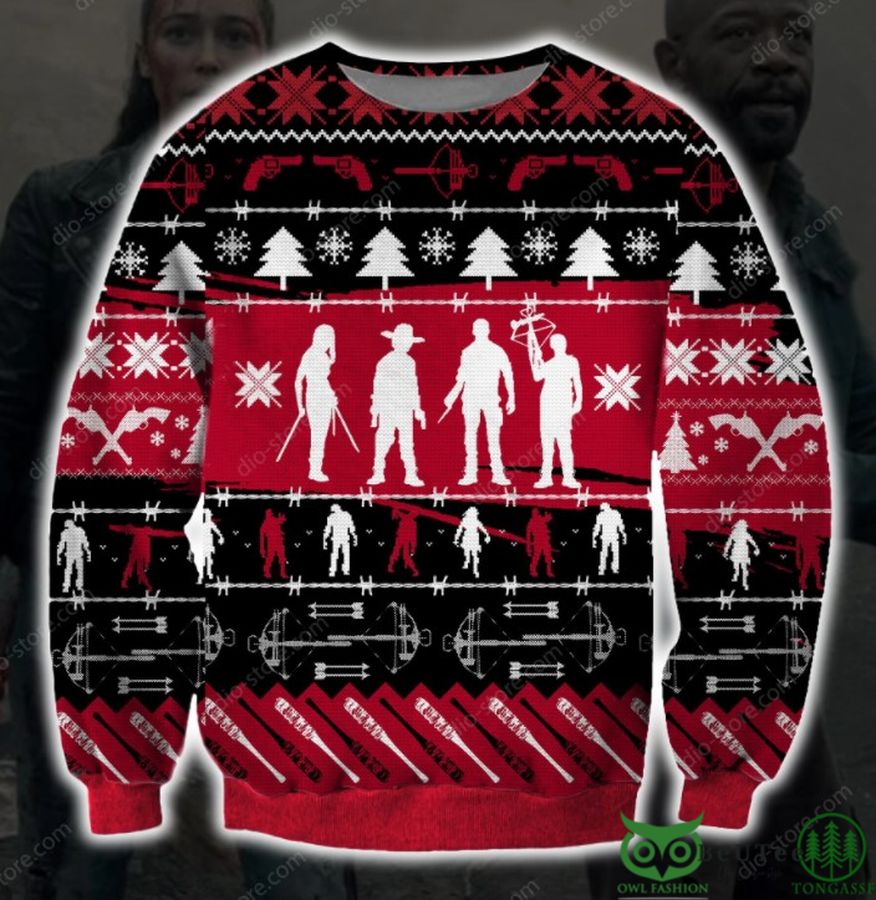 The Walking Dead 3D Christmas Ugly Sweater