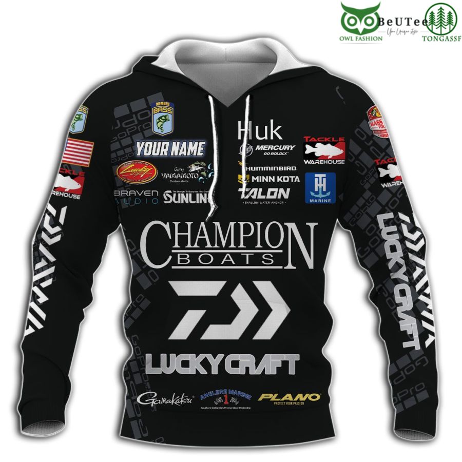 Champion Boats Personalized Tournament 3D Hoodie Shirt 