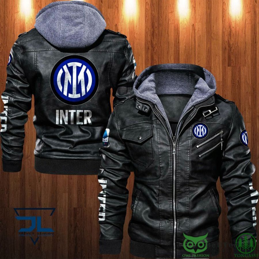 Lega Serie A Inter 2D Leather Jacket