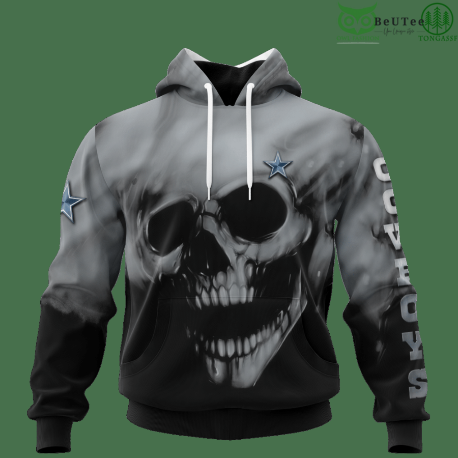 Cowboys Fading Skull American Football 3D hoodie Sweatshirt NFL