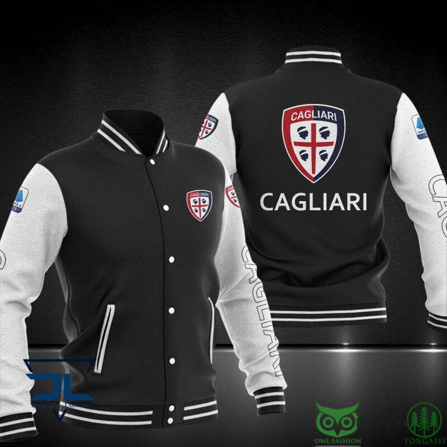 Lega Serie A Cagliari Baseball Varsity Jacket