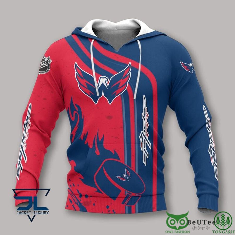 Washington Capitals NHL Logo 3D Printed Hoodie Sweatshirt Tshirt