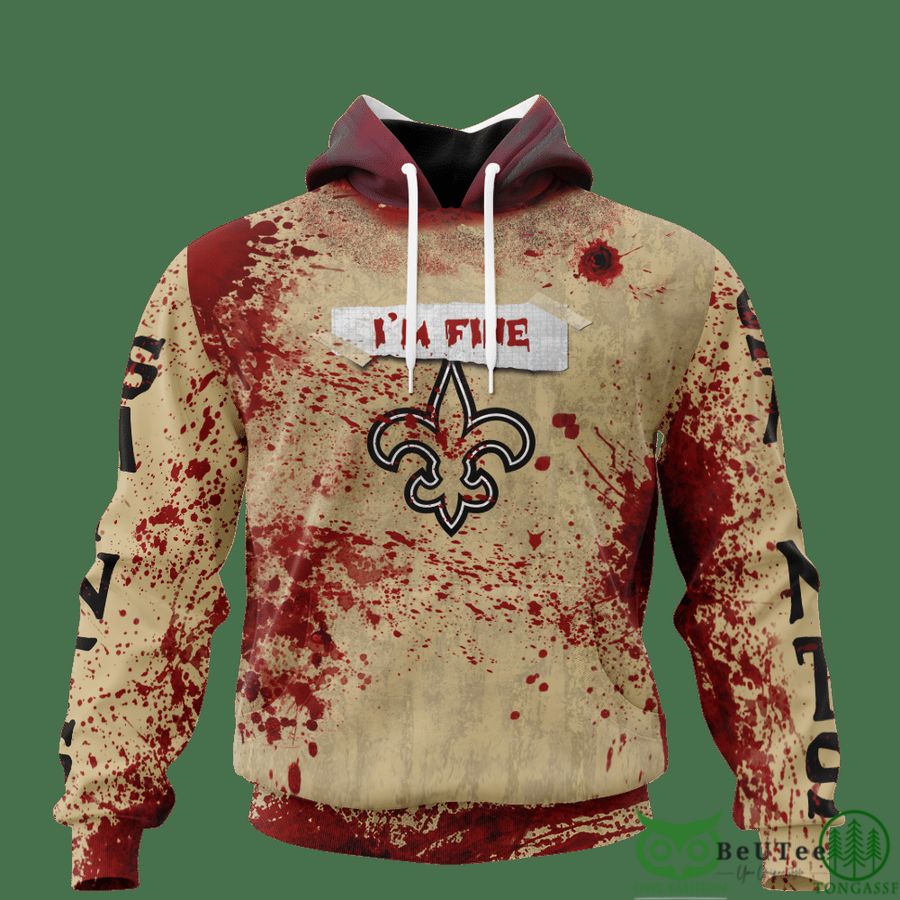 Saints Halloween Blood 3D hooodie Sweatshirt LIMITED