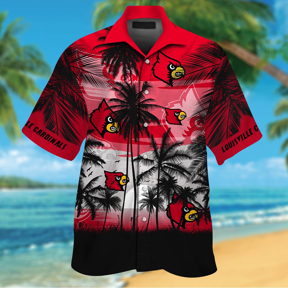 Floral Aloha NCAA Louisville Cardinals Hawaiian Shirt For Summer Lovers -  Limotees