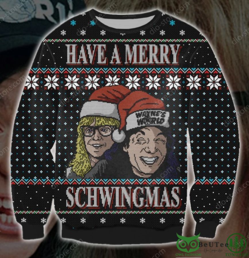 Have A Merry Schwingmas 3D Christmas Ugly Sweater