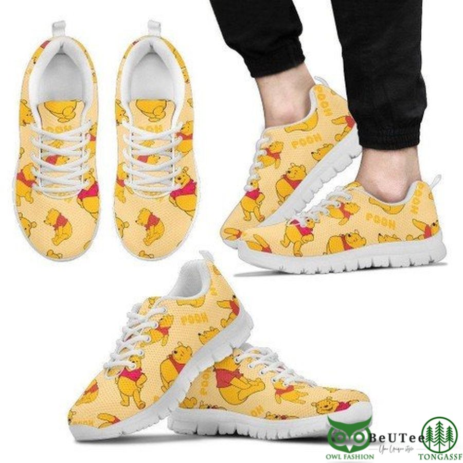 Pooh Yellow Running Shoes 