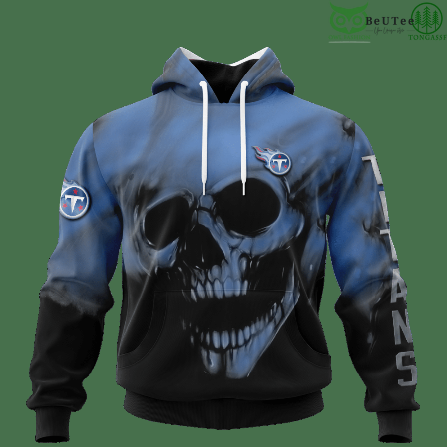 Titans Fading Skull American Football 3D hoodie Sweatshirt NFL