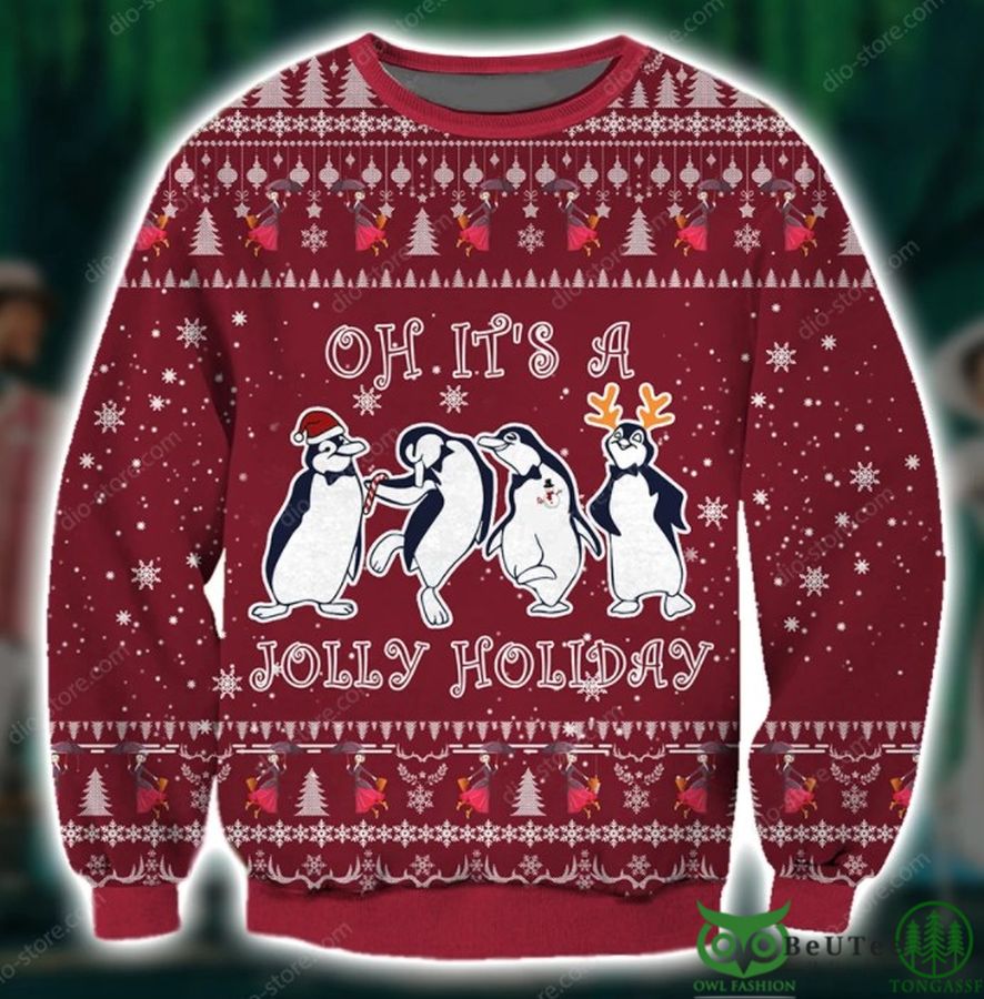 Jolly Holiday 3D Christmas Ugly Sweater