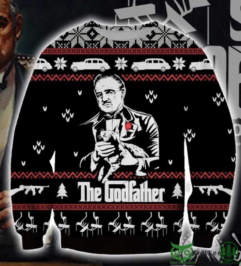 6 The Godfather 3D Christmas Ugly Sweater