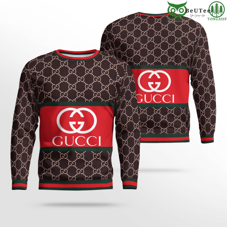Limited Edition Gucci Classic Color 3D Ugly Sweater