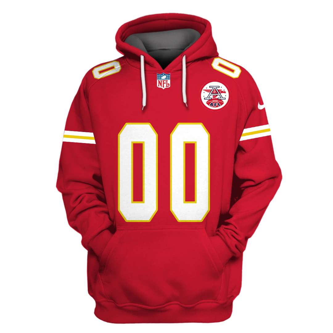 Personalized NFL Kansas City Chiefs Branded hoodie sweatshirt