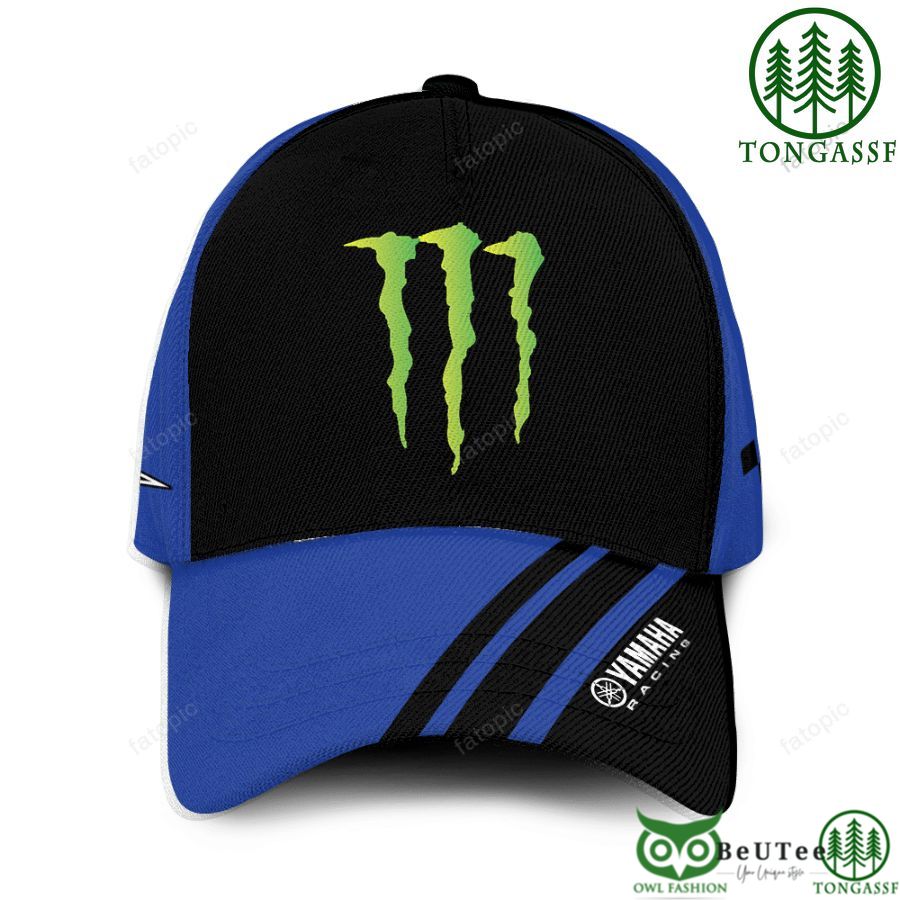 yamaha racing monster black and blue classic cap