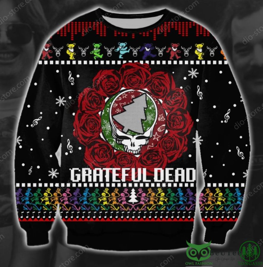 Grateful Dead 3D Christmas Ugly Sweater